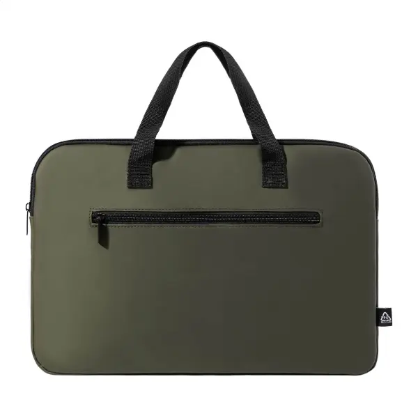 Borsa porta computer PUBBUK in RPU riciclata personalizzabile - Immagine 8