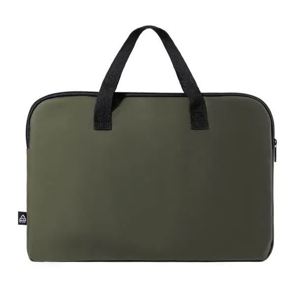 Borsa porta computer PUBBUK in RPU riciclata personalizzabile - Immagine 10