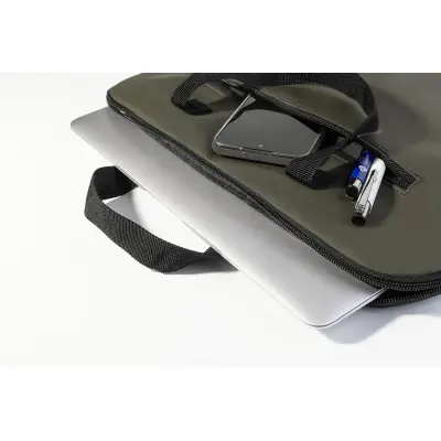 Borsa porta computer PUBBUK in RPU riciclata personalizzabile - Immagine 9