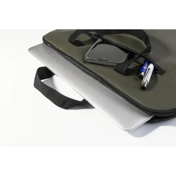 Borsa porta computer PUBBUK in RPU riciclata personalizzabile - Immagine 9