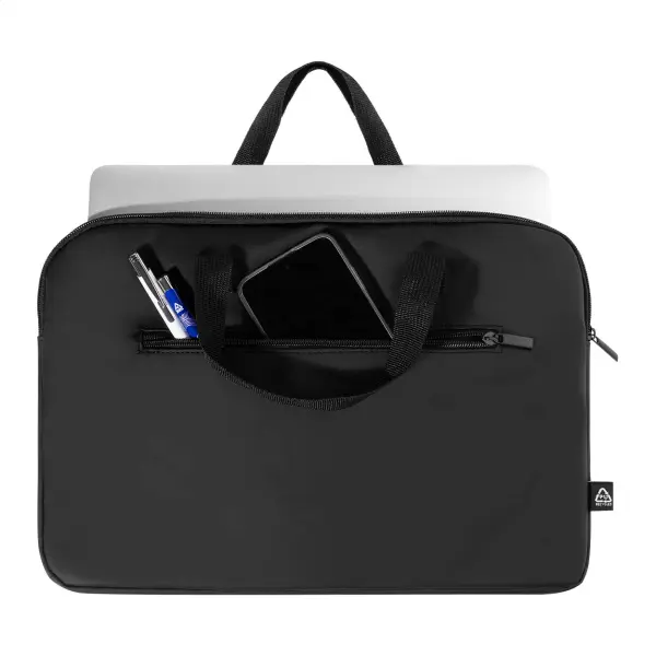 Borsa porta computer PUBBUK in RPU riciclata personalizzabile - Immagine 18