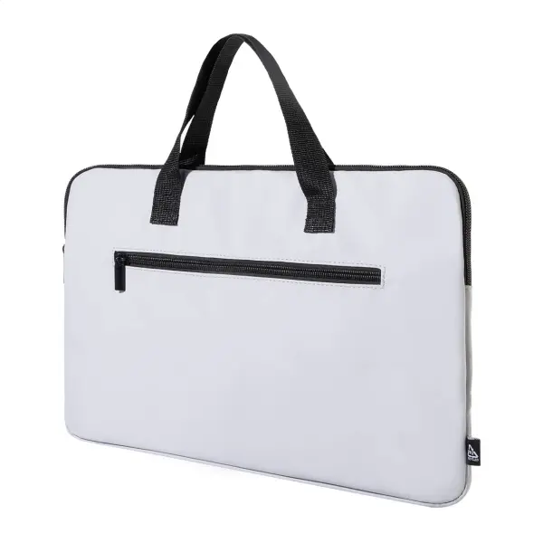 Borsa porta computer PUBBUK in RPU riciclata personalizzabile - Immagine 20