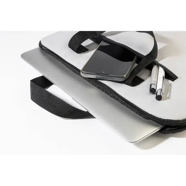 Borsa porta computer PUBBUK in RPU riciclata personalizzabile - Immagine 23