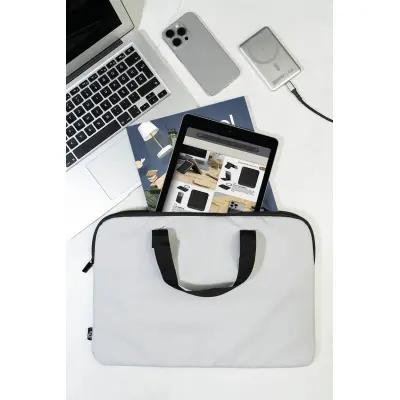 Borsa porta computer PUBBUK in RPU riciclata personalizzabile - Immagine 25