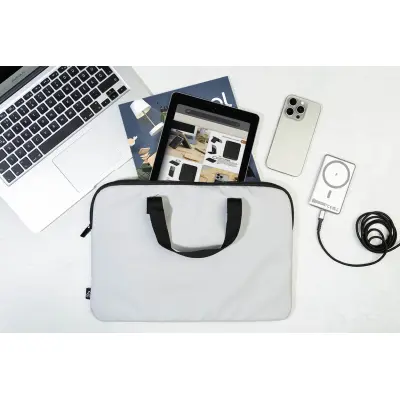 Borsa porta computer PUBBUK in RPU riciclata personalizzabile - Immagine 26