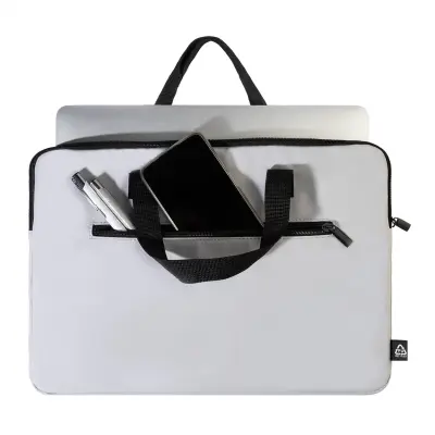 Borsa porta computer PUBBUK in RPU riciclata personalizzabile - Immagine 24