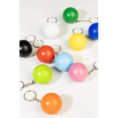 Portachiavi antistress RELIXA FOB con pallina PU antistress con stampa