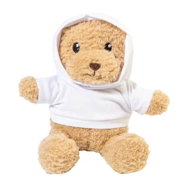 Peluche orsetto HOBEAR con felpa promozionale con cappuccio - Immagine 4