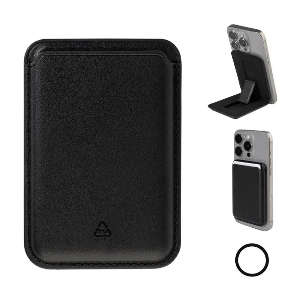 Porta carte di credito SNAPLET PLUS magnetico 3 carte con anello - Immagine 1