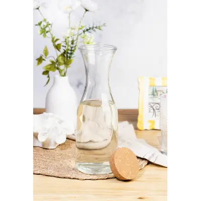 Caraffa in vetro riciclato VINEA 1000ml personalizzata con logo - Immagine 4