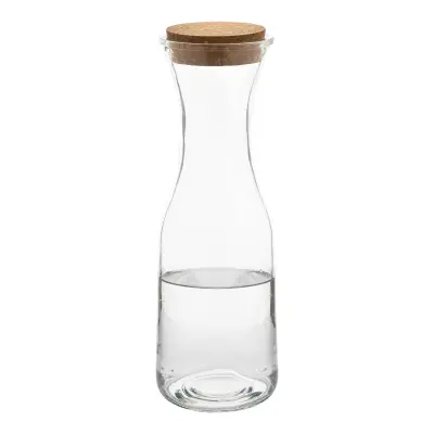 Caraffa in vetro riciclato VINEA 1000ml personalizzata con logo - Immagine 1