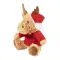 Peluche in RPET RENNA con stampa e cappello di Babbo - Anteprima 2