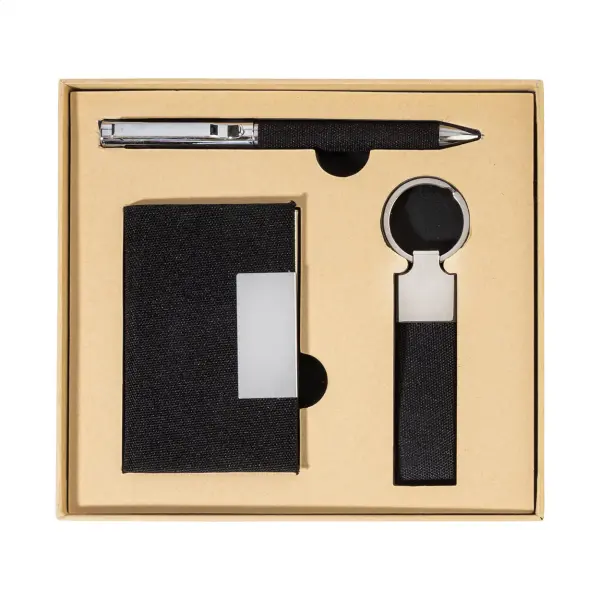 Porta biglietti da visita NEGOTUS set regalo in metallo - Immagine 2
