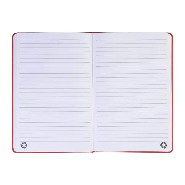 Taccuino SENSPUK antistress in RPU A5 con righe e con stampa - Immagine 4
