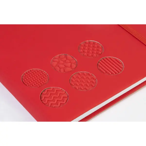 Taccuino SENSPUK antistress in RPU A5 con righe e con stampa - Immagine 6