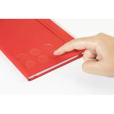 Taccuino SENSPUK antistress in RPU A5 con righe e con stampa - Immagine 7