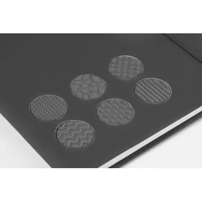 Taccuino SENSPUK antistress in RPU A5 con righe e con stampa - Immagine 45