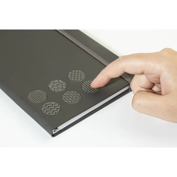 Taccuino SENSPUK antistress in RPU A5 con righe e con stampa - Immagine 47