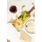 Tagliere BiteTime mini in bambù con manico e scanalatura - Anteprima 4