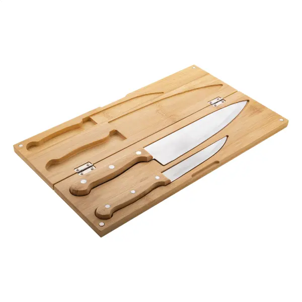Set Coltelli Con Manici In Bamboo Sanjo - Immagine 3