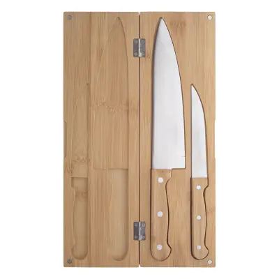Set Coltelli Con Manici In Bamboo Sanjo - Immagine 4