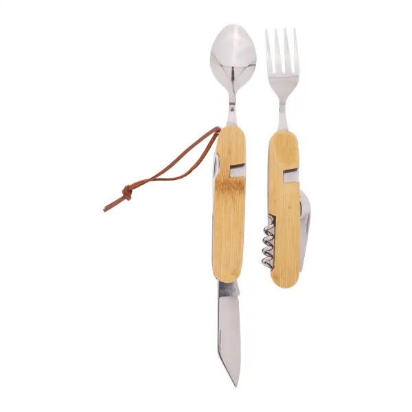 Posate E Coltello Tascabili Xander - Immagine 2