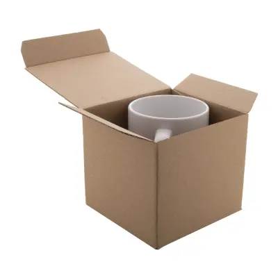 Scatola per tazza THREE ECO, kraft riciclato 300 ml - Immagine 1