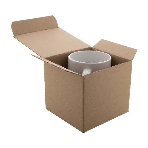 Scatola per tazza THREE ECO, kraft riciclato 300 ml - Immagine 1