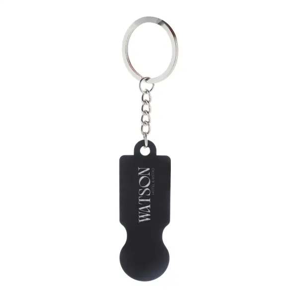Portachiavi con gettone carrello SHINECART - Immagine 1
