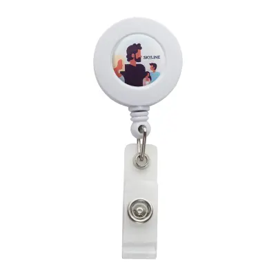 Porta Pass Slope personalizzabile con clip in metallo e plastica - Immagine 3