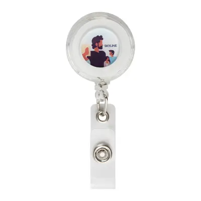 Porta Pass Slope personalizzabile con clip in metallo e plastica - Immagine 6
