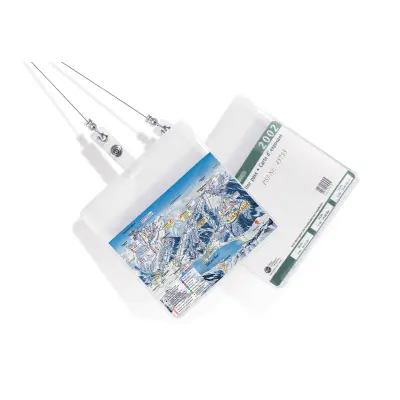 Porta Pass Slope personalizzabile con clip in metallo e plastica - Immagine 24