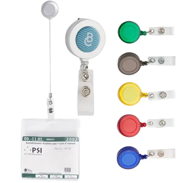 Porta Pass Slope personalizzabile con clip in metallo e plastica - Immagine 26