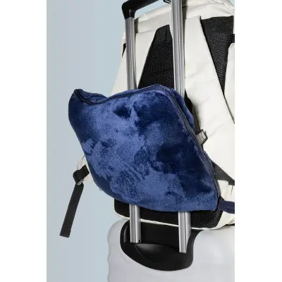 Coperta e cuscino da viaggio NAPWRAP in flanella 220 g/m² - Immagine 4