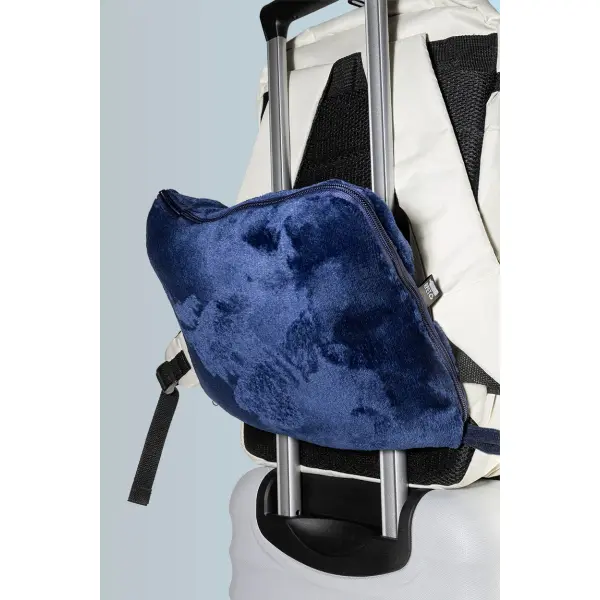 Coperta e cuscino da viaggio NAPWRAP in flanella 220 g/m² - Immagine 4