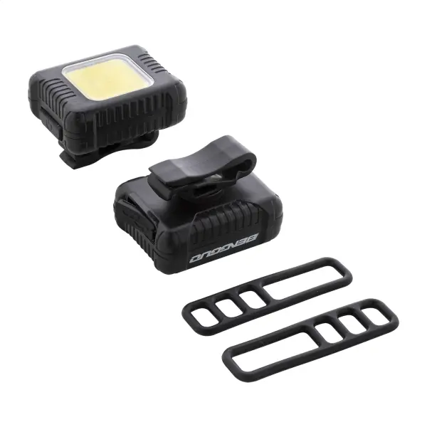 Set luci ricaricabili per bicicletta COBIK personalizzato - Immagine 2