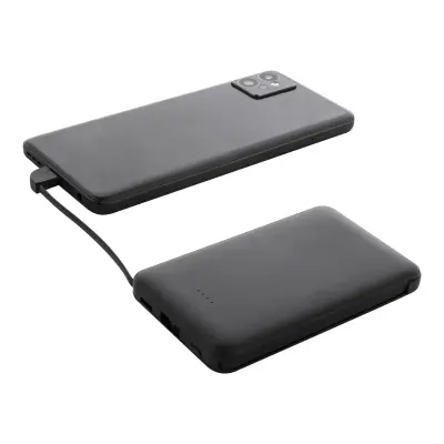 Power bank in plastica riciclata SLIMBANK - Immagine 5