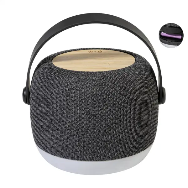 Cassa wireless LUZFI con ricarica rapida 15W, personalizzata - Immagine 1
