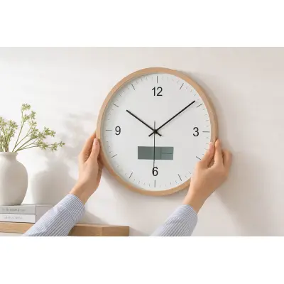 Orologio da parete TEMPORA con calendario e termometro - Immagine 6