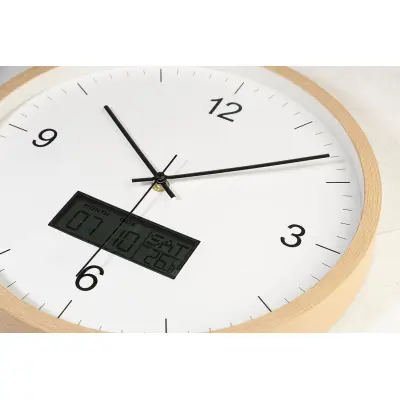 Orologio da parete TEMPORA con calendario e termometro - Immagine 7