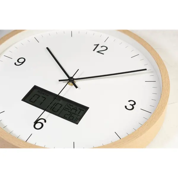 Orologio da parete TEMPORA con calendario e termometro - Immagine 7