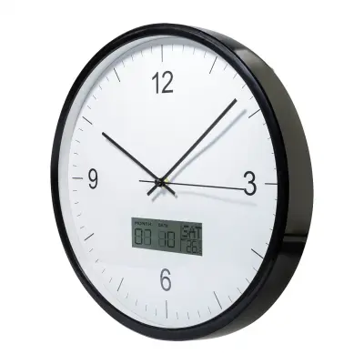 Orologio da parete TEMPORA con calendario e termometro - Immagine 11