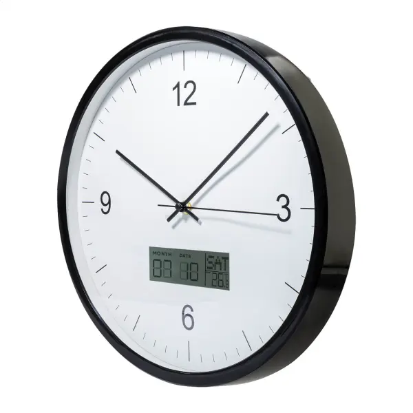 Orologio da parete TEMPORA con calendario e termometro - Immagine 11