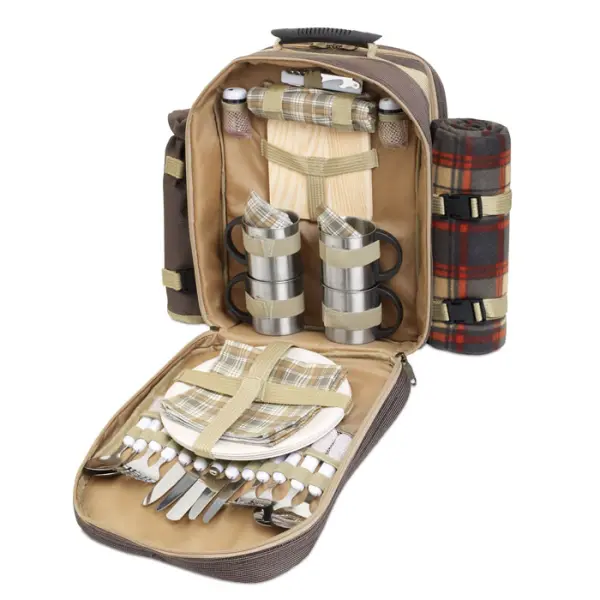 Zaino picnic HIGH PARK in poliestere 600D personalizzabile - Immagine 2