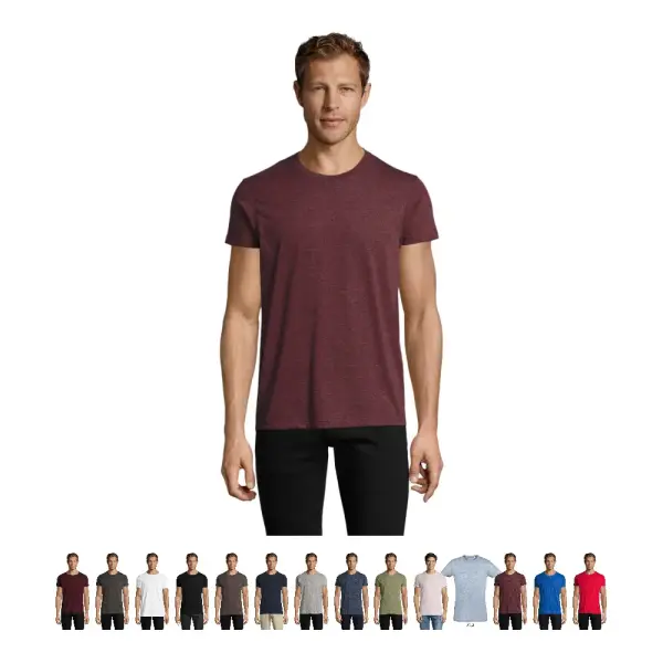 T-shirt uomo REGENT FIT 150 g/m² con stampa - SOL'S - Immagine 1