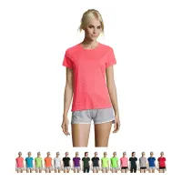 T-shirt donna SPORTY WOMEN 140g/m² con stampa - SOL'S