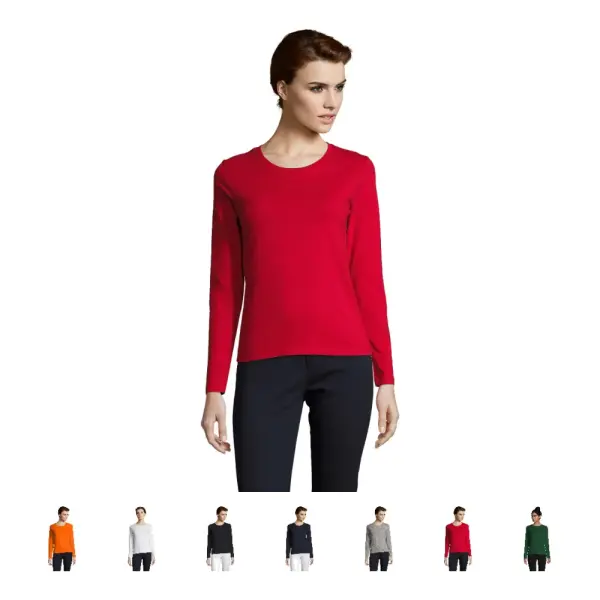 T-shirt donna IMPERIAL LSL WOMEN 190 g - SOL'S - Immagine 1