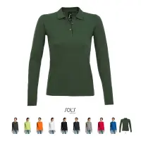 Polo PERFECT LSL WOMEN in cotone piqué 180 - SOL'S