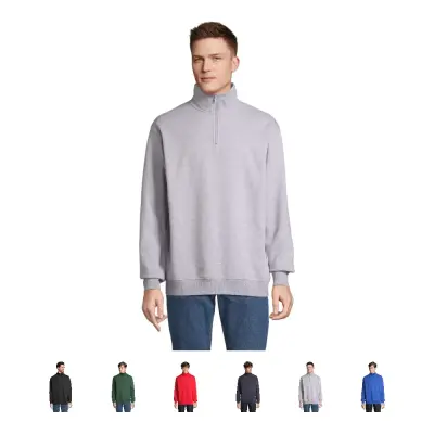 Felpa Unisex CONRAD con zip 1/4 personalizzabile - SOL'S