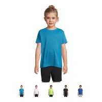 T-shirt bambino SPRINT KIDS in poliestere riciclato - SOL'S